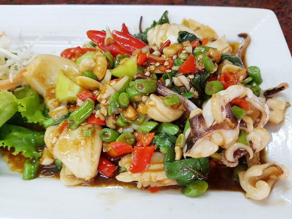 Seafood & Basil Stirfry